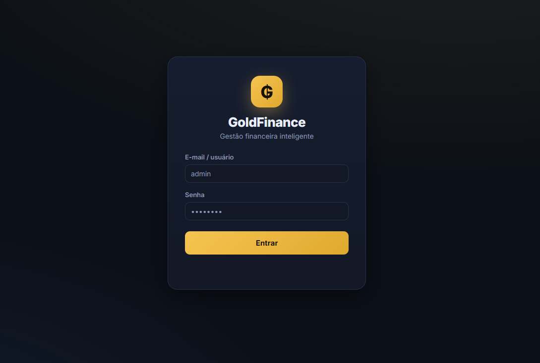 GoldFinance: gestão financeira e ERP multiempresa